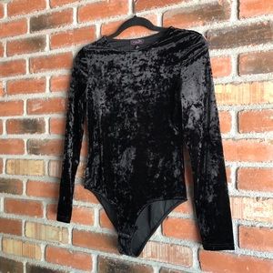 Cotton Candy 🍭 Couture M Velvet Bodysuit SEXY